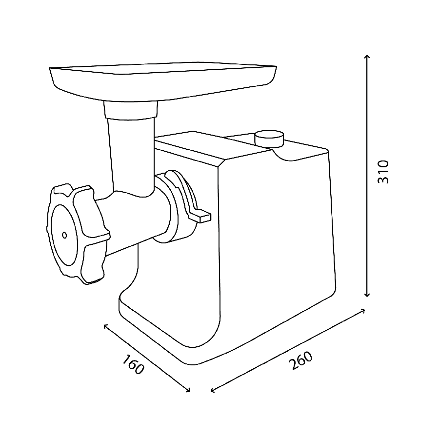 Схема Мясорубка Wollmer M905 X-Power basic