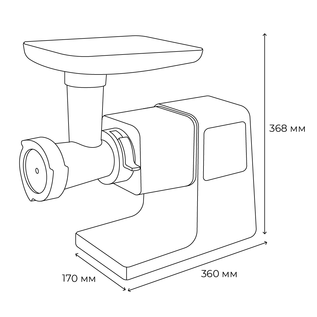Схема Мясорубка Wollmer M909 Monolith