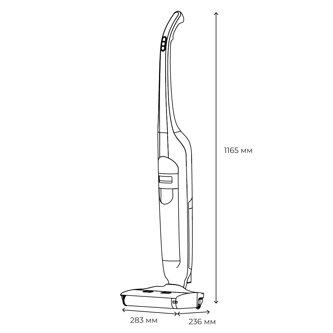 Схема Моющий вертикальный пылесос Wollmer D800 Asteroid