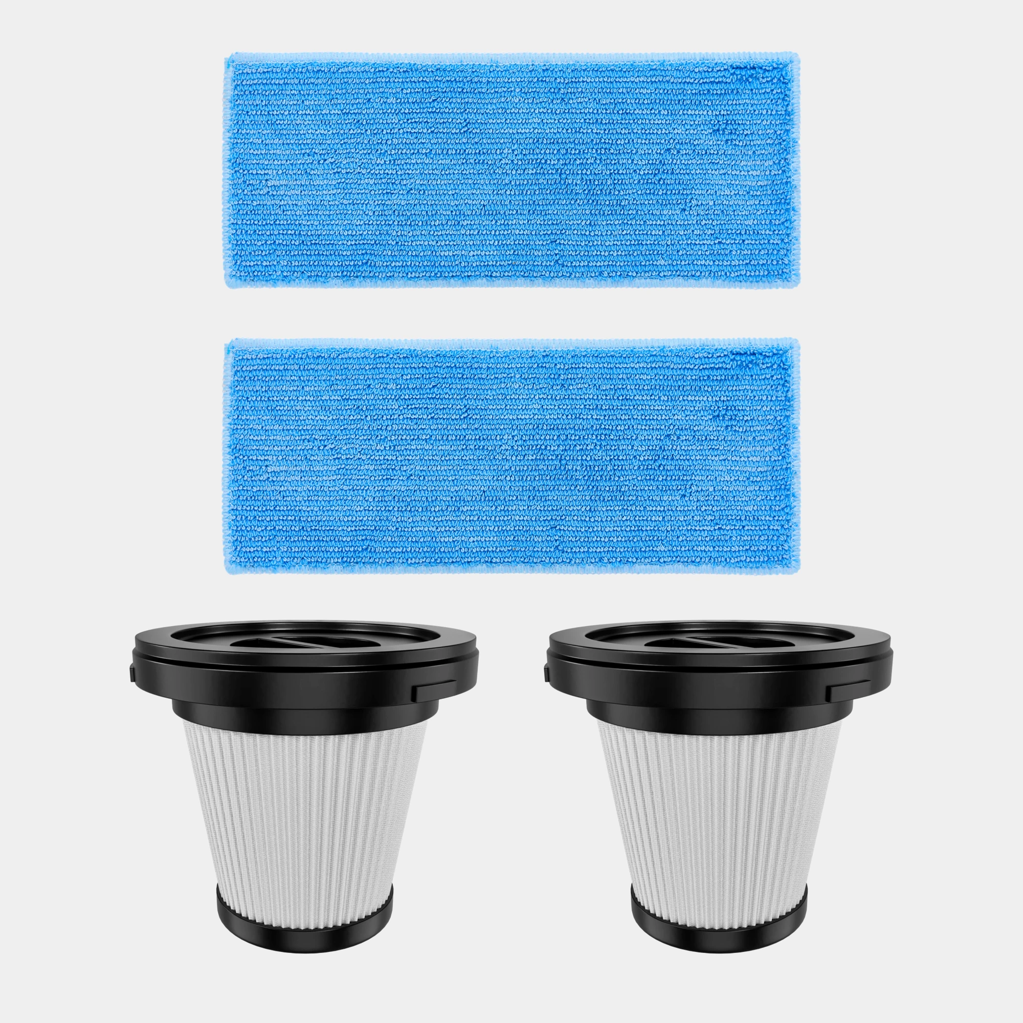 Комплект аксессуаров для вертикального пылесоса Wollmer D707 Sapphire (2 HEPA-фильтра, 2 салфетки из микрофибры)