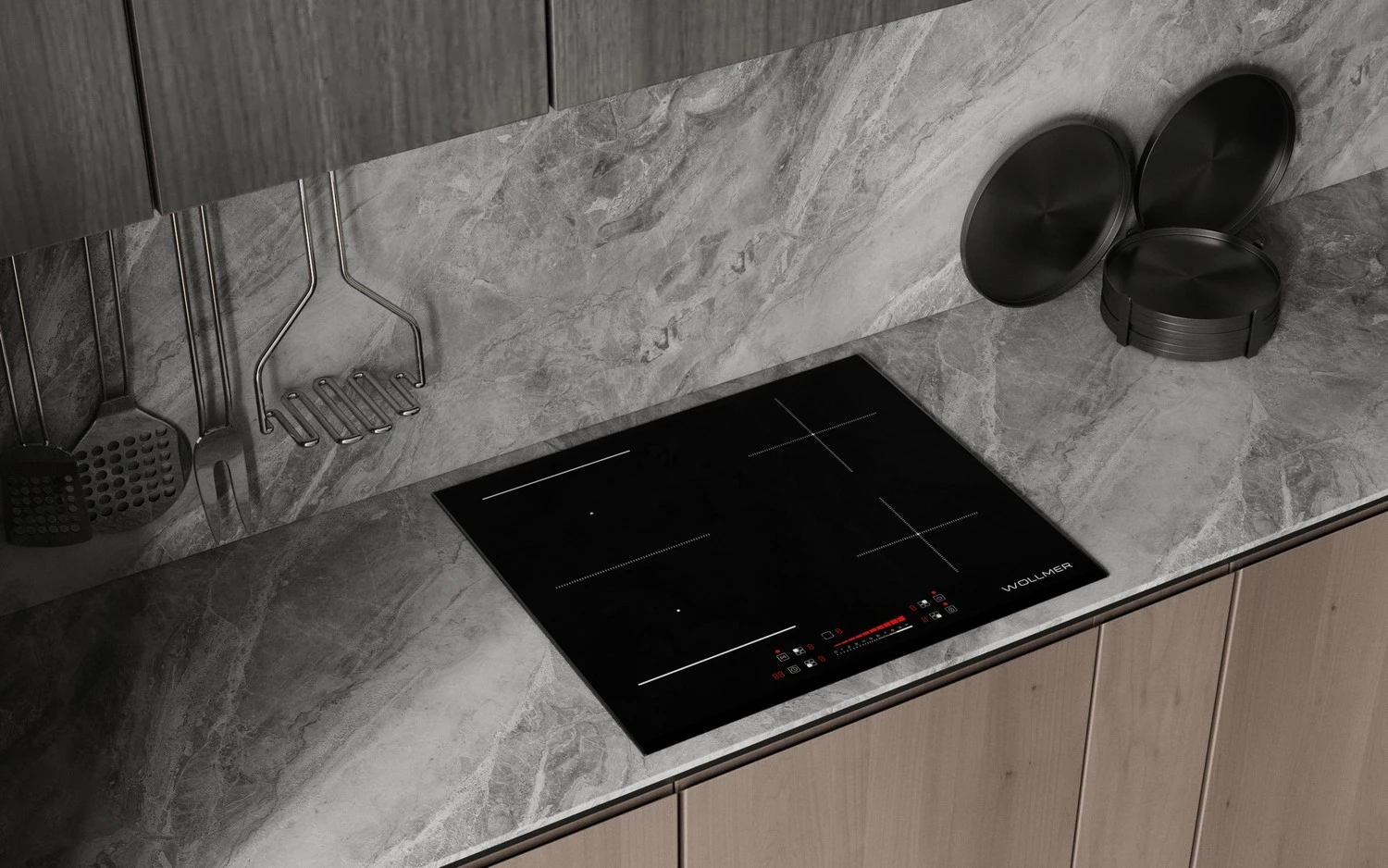 Индукционная варочная панель Wollmer I40 Monolith