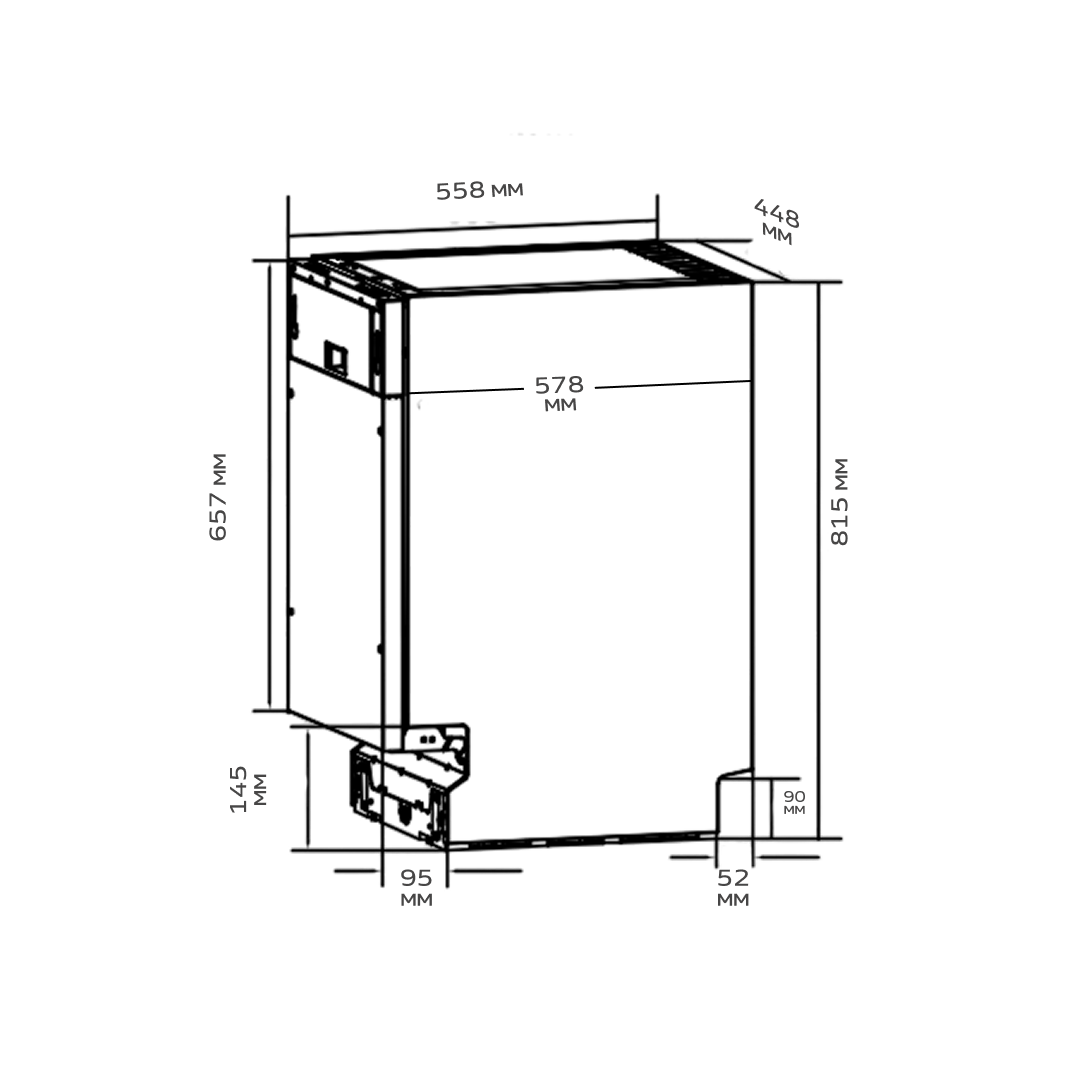 Схема Посудомоечная машина Wollmer A45 Onyx