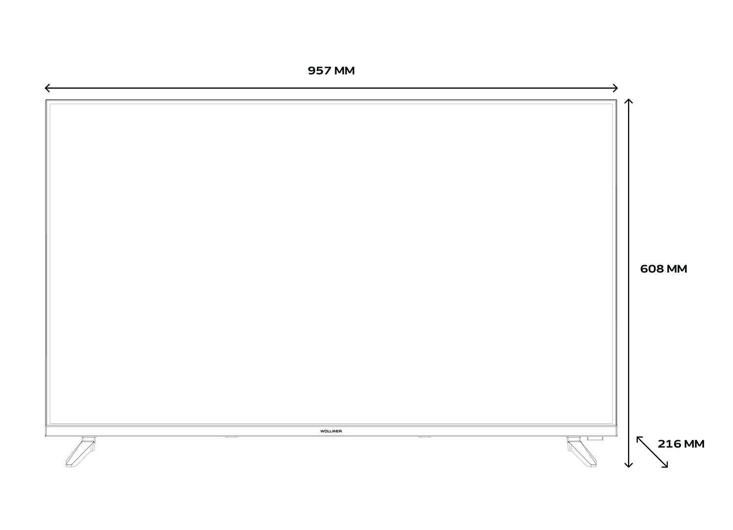 Схема Телевизор Wollmer HL43 Onyx Dolby Audio