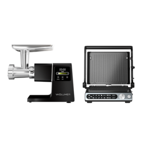 Комплект «Мясорубка M909 Monolith Basic + Электрогриль S805»