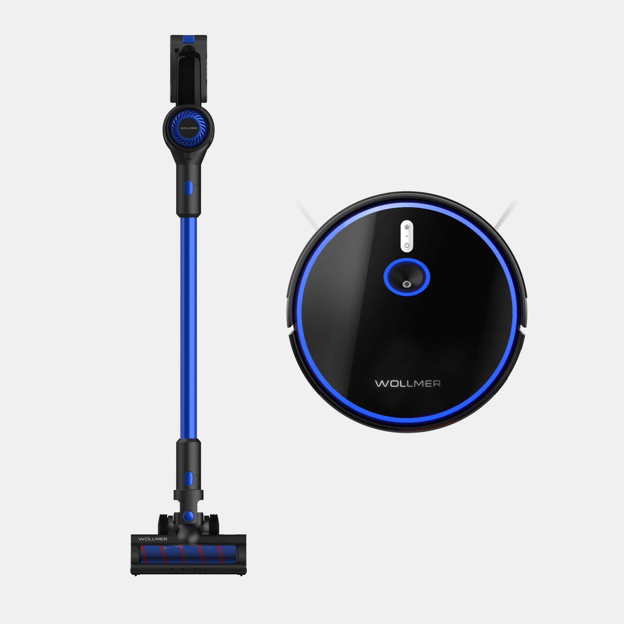 Комплект «Вертикальный пылесос D707 + Робот-пылесос F550»