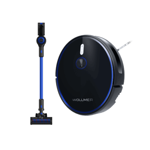 Комплект «Вертикальный пылесос D707 + Робот-пылесос F550»